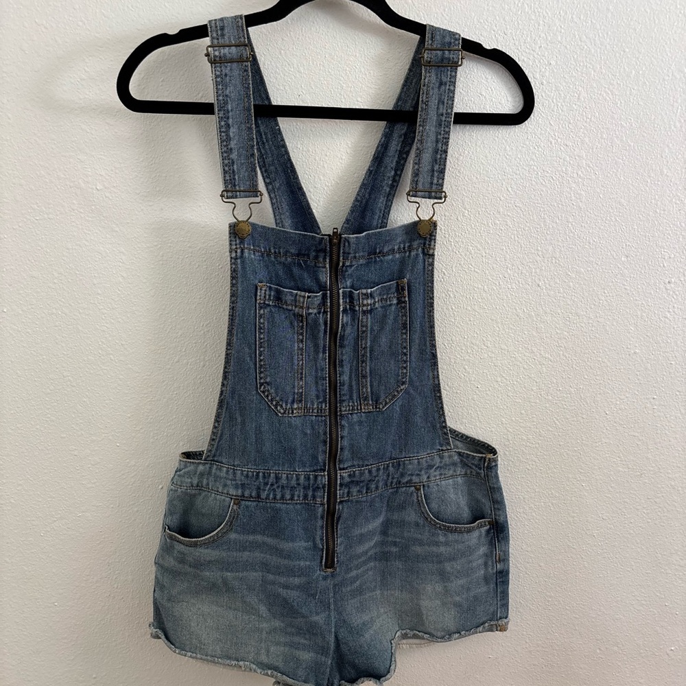 Bullhead Denim overalls with zipper in front size M